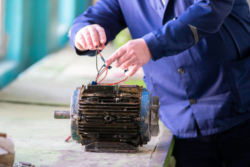 Сушка обмоток электродвигателя